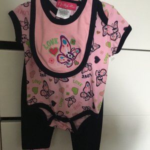 Baby Paris  3-6 months girl set